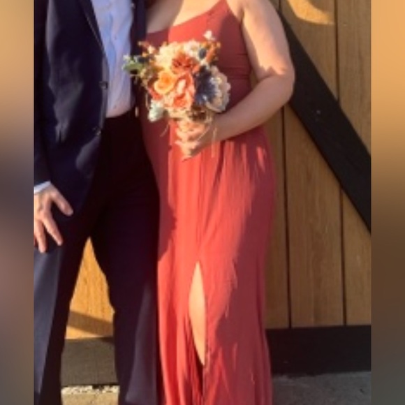 Birdy Grey Chiffon Spice Bridesmaids Dress - Picture 15 of 15